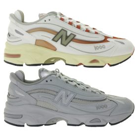   új Balance 1000 edzőcipő edző cipő nőknek és férfi  ABZORB Cushioning M1000 fehér/bézs/piros vagy ezüst Méret: 40_1_2