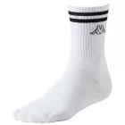 3 pár Kappa Tennis Zokni, pamut Zokni  márka Print, Everyday Zokni, 371E7JW A00 fehér Méret: 39_42