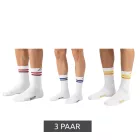 3 pár Kappa Tennis Zokni, pamut Zokni  Kappa Logo, Everyday Zokni, 371F4ZW A01 fehér Méret: 39_42