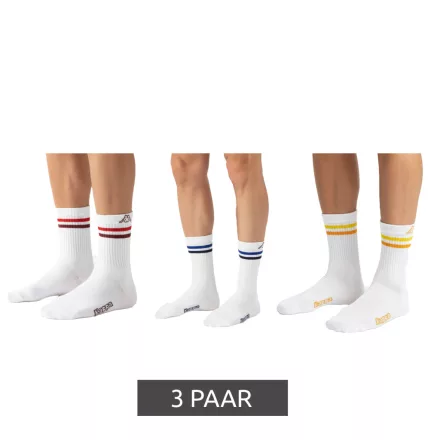 3 pár Kappa Tennis Zokni, pamut Zokni  Kappa Logo, Everyday Zokni, 371F4ZW A01 fehér Méret: 39_42