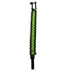 I-BRACE Paracord Karkötő Survival Cord Karkötő szőtt  Tear-ellenálló 550 Parachute Cord IB1010 fekete/zöld Méret: M