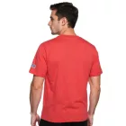 European League of Football Helvetic Guards férfi póló nyomtatott Fanwear in szürke, piros, vagy fekete Méret: S