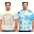 RE:fedett X NFL Miami Dolphins férfi póló  első Print, pamut Ing, RCNFL, ekrü-fehér vagy Tie-Dye kék Méret: XL
