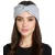 ZWILLINGSHERZ kötött Headband, Cashmere Headband, Headwear, elegáns kötött, Winter Headband, kiegészítő, 8007 világos szürke Méret: N