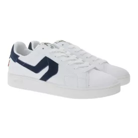   Levi''s Swift női & férfi alkalmi edzőcipő edző cipő, bőr Overlay Look, fűző-Up Cipő 235658-846N fehér/Navy Méret: 40