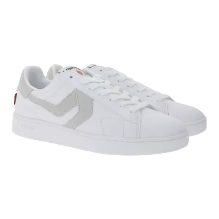 LEVI'S Swift férfi alkalmi edzőcipő edző cipő edzőcipő edző cipő  a bőr Overlay Look fűző-Up Cipő 235658-846G fehér/szürke Méret: 41