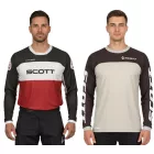 SCOTT Jersey X-Plore Swap férfi Motocross Jersey, hosszú-újj Bike Ing  sztreccs Ripstop szövet, 292378, szürke/fekete vagy fekete/piros/fehér Méret: M