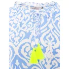 ZWILLINGSHERZ Ornaments női Summer blúz tunika Ing  Tassels 33223 in rózsaszín, zöld, vagy kék Méret: L_XL