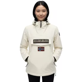   NAPAPIJRI Rainforest női Transitional dzseki kabát Kabát  Sustainable Comfortemp szintetikus Filling Windbreaker felhúzó dzseki kabát Kabát NP0A4GM6N1J1 bézs Méret: XS