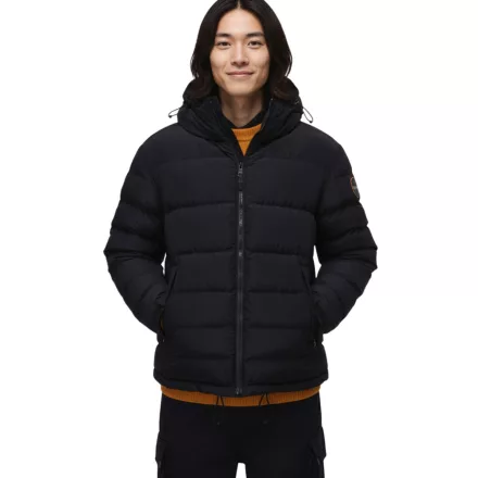 NAPAPIJRI Terez Puffer Férfi Steppelt Kabát THERMOFIBRE szigeteléssel Téli Kabát Puffer Kabát NP0A88TG9411 Fekete Méret:XL