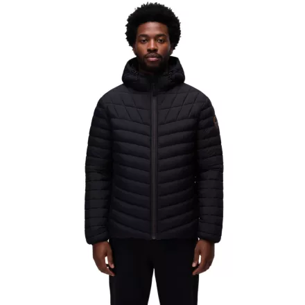 NAPAPIJRI Lapaz Kapucnis Puffer Férfi Steppelt Kabát Pehelymentes Thermo-Fibre szigeteléssel Téli Kabát Fenntartható Puffer Kabát NP0A4I269411 Fekete Méret:XXL