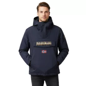   NAPAPIJRI Rainforest Next víz-Repellent Anorak dzseki kabát Kabát Outdoor dzseki kabát Kabát NP0A4IB91761 sötét kék Méret: L