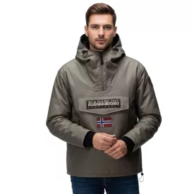   NAPAPIJRI Rainforest Next víz-Repellent Anorak dzseki kabát Kabát Outdoor dzseki kabát Kabát NP0A4IB9G0A1 sötét szürke Méret: L