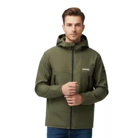   NAPAPIJRI A-Biois Lélegző Softshell dzseki Férfi átmeneti dzseki kapucnival NP0A88TNG0A1 Khaki zöld Méret:L
