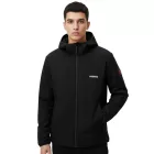 NAPAPIJRI A-Biois Légáteresztő Softshell Dzseki, Férfi Átmeneti Dzseki Kapucnival NP0A88TN9411 Fekete Méret:XXL