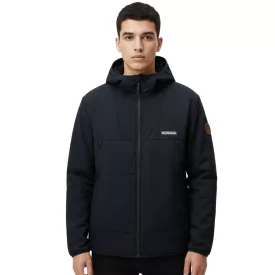   NAPAPIJRI A-Biois Lélegző Softshell Kabát, Férfi Átmeneti Kabát Kapucnival NP0A88TN1761 Sötétkék Méret:L