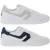 LEVI''S Swift női & férfi alkalmi edzőcipő edző cipő, bőr Overlay Look, fűző-Up Cipő 235658-846 fehér/Navy vagy fehér/szürke Méret: 41