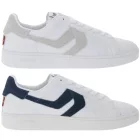 LEVI''S Swift női & férfi alkalmi edzőcipő edző cipő, bőr Overlay Look, fűző-Up Cipő 235658-846 fehér/Navy vagy fehér/szürke Méret: 42
