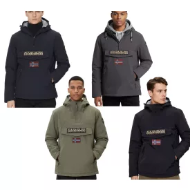   NAPAPIJRI Rainforest zseb 2 víz-Repellent Anorak dzseki kabát Kabát Winter dzseki kabát Kabát fekete, sötét kék, sötét szürke, vagy Khaki Méret: L