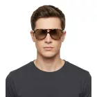 Champion Napszemüveg Férfiaknak, Alkalmi Szemüveg, Tükrös Lencsék, Nyári Szemüveg, 3. Kategória, CU513403 Barna Méret:N