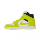 NIKE Air Jordan 1 Mid női edzőcipő edző cipő ódi bőr Mid-Top edzőcipő edző cipő BQ6472 in fehér/sárga, fehér/zöld, vagy bézs/fehér Méret: 36_1_2