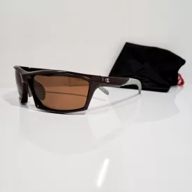   Champion Sport napszemüveg for férfi, polarizált sport szemüvegkeret, Vacation szemüvegkeret CU514204 barna/bordó-piros-szürke Méret: N