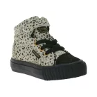 BRITISH KNIGHTS Dee Kisgyermek Félmagas Sneaker Mintával, Babaláncos Cipő Megerősített Orr-résszel B48-3728I-01 Bézs/Fekete Méret:26