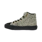 BRITISH KNIGHTS Dee Gyerek Mid-Top Sneaker pöttyös mintával, Lace-up cipő megerősített orral, B48-3728C-01 Bézs/Fekete Méret:29