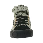 BRITISH KNIGHTS Dee Gyerek Mid-Top Sneaker pöttyös mintával, Lace-up cipő megerősített orral, B48-3728C-01 Bézs/Fekete Méret:29