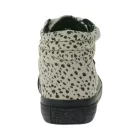 BRITISH KNIGHTS Dee Gyerek Mid-Top Sneaker pöttyös mintával, Lace-up cipő megerősített orral, B48-3728C-01 Bézs/Fekete Méret:29