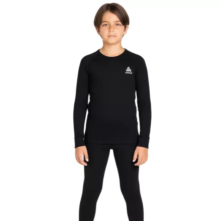 odlo gyerek'' Thermal Ing  ZeroScent Technology, hosszú-Sleeved funkcionális Ing 10459 1500 fekete Méret: 104