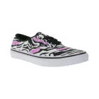 VANS Authentic Gyerek zebra mintás vászon sneakerek, fűzős cipők rózsaszín logóval, tinilányoknak Zebra Daze VN0A4UH3BMA1 Fekete/Fehér Méret:35