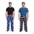 RE:fedett X NFL Shield és Stars Lounge nadrág férfi Pajama nadrág  NFL Logo pamut pizsama  kék vagy fekete Méret: M