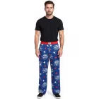 RE:fedett X NFL Shield és Stars Lounge nadrág férfi Pajama nadrág  NFL Logo pamut pizsama  kék vagy fekete Méret: M
