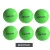 6-csomag SCOOP X-Treme Hockey Street Balls  Dimple Design - sport Equipment - fehér, zöld, rózsaszín, sárga, vagy narancssárga Méret: N