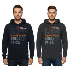   FQ1924 Erik férfi pulóver pulóver pamut pulóver  Embroidery 21900544-ME szürke vagy sötét kék Méret: M