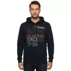 FQ1924 Erik férfi pulóver pulóver pamut pulóver  Embroidery 21900544-ME szürke vagy sötét kék Méret: XL