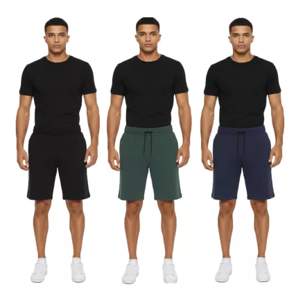 NORTH BEND Brendan férfi Sweat Sort Rövidnadrág, alkalmi bermuda rövidnadrág stílus  viszkóz és zseb 223450MMM fekete, zöld, vagy kék Méret: XL