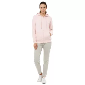   ZWILLINGSHERZ női Hooded cipzár-Up pulóver  zseb 46094-13 rózsaszín Méret: XL