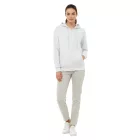 ZWILLINGSHERZ női Hooded cipzár-Up pulóver  zseb 46094-3 szürke Méret: M