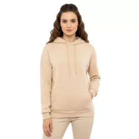   ZWILLINGSHERZ női pulóver, pulóver  zseb 46093-29 bézs Méret: XL