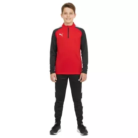   PUMA Teamliga 1/4 cipzár Top gyerek'' pulóver Sustainable Training Ing  dryCELL Sport Ing 657237 piros, kék, szürke, sárga, vagy zöld Méret: 152