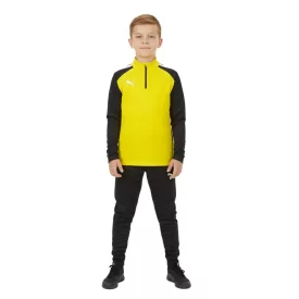   PUMA Teamliga 1/4 cipzár Top gyerek'' pulóver Sustainable Training Ing  dryCELL Sport Ing 657237 piros, kék, szürke, sárga, vagy zöld Méret: 164