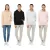 ZWILLINGSHERZ női Hooded cipzár-Up pulóver  zseb 46094 szürke, bézs, rózsaszín, vagy fekete Méret: XL