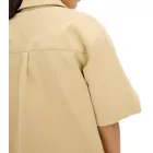 Versatile női túlméretezett Baggy Summer Shaket pamut Ing dzseki kabát Kabát 971295 bézs Méret: 44