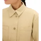 Versatile női túlméretezett Baggy Summer Shaket pamut Ing dzseki kabát Kabát 971295 bézs Méret: 46