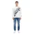 Hollister X NBA Los Angeles Lakers Férfi pulóver pamut pulóver hosszú ujjú póló 322-224-0042-120 Szürke Méret:L