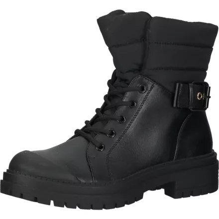 Comfortable La Strada boka csizma cipő, fűző-up Cipő nőknek 2102634 1001 fekete Méret: 38