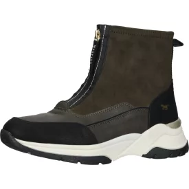   magas-quality MUSTANG boka csizma cipő nőknek 1438-501-770 zöld Méret: 40