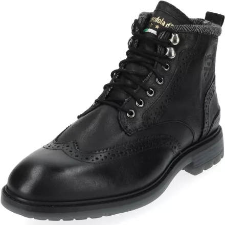 Trendy Pantofola d''Oro boka csizma cipő, fűző-up Cipő for férfi 10233052.11A fekete Méret: 41